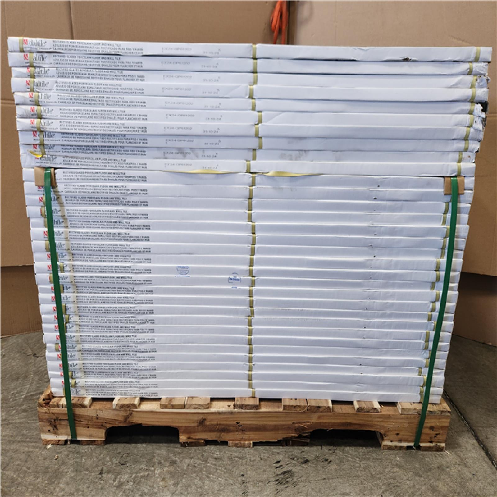 Phoenix Location NEW Daltile Wenrose Calacatta Topaz 24 in. x 48 in. Polished Porcelain Marble Look Floor and Wall Tile (496 sq. ft./32 case)