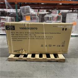 DALLAS LOCATION - Husky Heavy-Duty 52 in. W x 20 in. D 9-Drawer Matte Blue Rolling Tool Cabinet