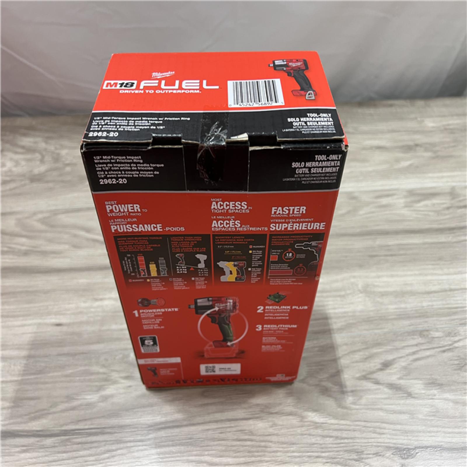 NEW Milwaukee FUEL Gen-2 18V Lithium-Ion Brushless Cordless Mid Torque 1/2 in. Impact Wrench w/Friction Ring (Tool-Only)