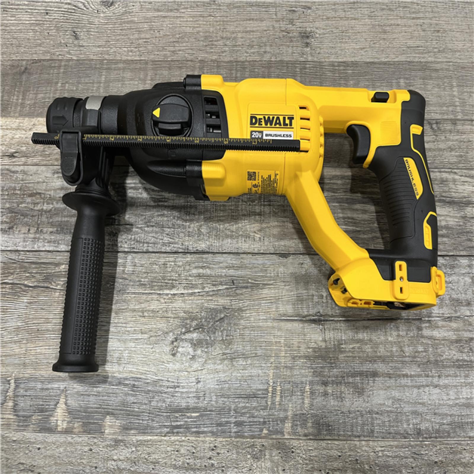 AS-IS DEWALT 20V MAX Cordless Brushless 1 in. SDS Plus D-Handle Concrete and Masonry Rotary Hammer (Tool Only)