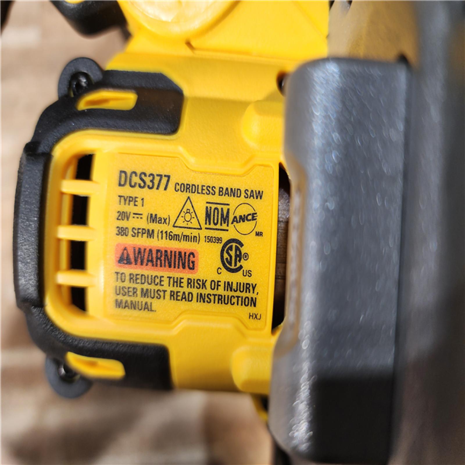 HOUSTON LOCATION - AS - IS DEWALT ATOMIC 20V MAX Cordless Brushless Compact 1-3/4 in. Bandsaw (Tool Only)