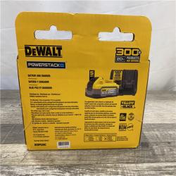 NEW - DEWALT 20V MAX XR POWERSTACK Lithium-Ion Battery Starter Kit with 5.0Ah Battery and Charger
