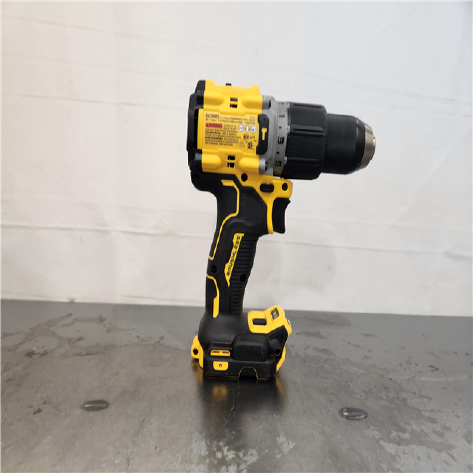 AS-IS- DEWALT 20V Compact Cordless 1/2 in. Hammer Drill (Tool-Only)