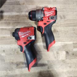 HOUSTON LOCATION - AS-IS (APPEARS LIKE NEW) Milwaukee 3497-22 12V Brushless Hammer Drill and Impact Driver Combo Kit