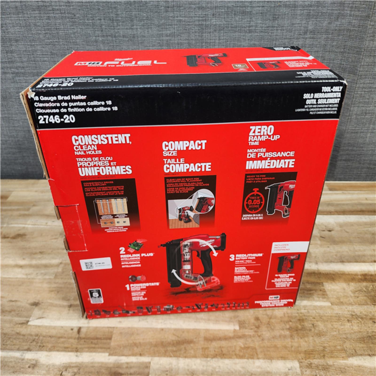 HOUSTON LOCATION - AS-IS (NEW) Milwaukee FUEL 18-Volt Lithium-Ion Brushless Cordless Gen II 18-Gauge Brad Nailer (Tool-Only)