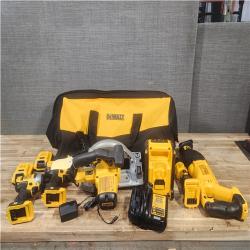 Houston Location AS-IS DEWALT 20V MAX Compact Cordless 6-Tool Combo Kit