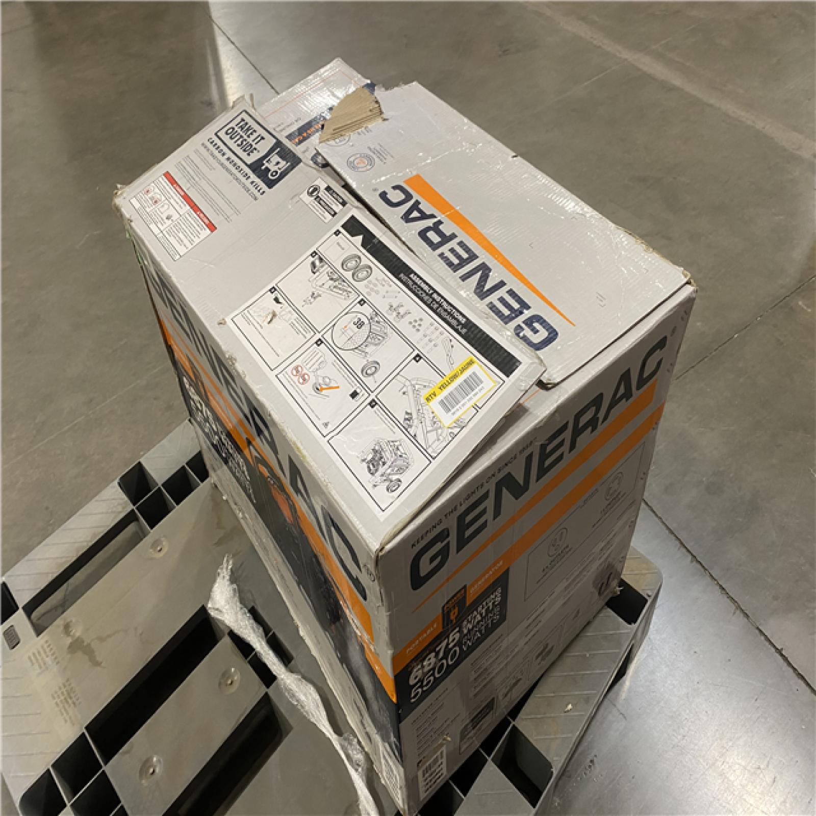 Dallas Location - As-Is Generac 6875 / 5500-Watt Gasoline Powered Portable Generator