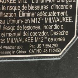 AS-IS Milwaukee 12V Lithium-Ion XC High Output 5.0 Ah Battery Pack (2-Pack) Starter Kit with Charger