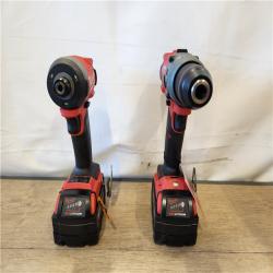 AS-IS- Milwaukee  FUEL 18V Lithium-Ion Brushless Cordless Hammer Drill and Impact Driver Combo Kit