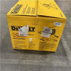 As-Is- DeWalt 15 Amps 12 in. Corded Dual-Bevel Sliding Compound Miter Saw
