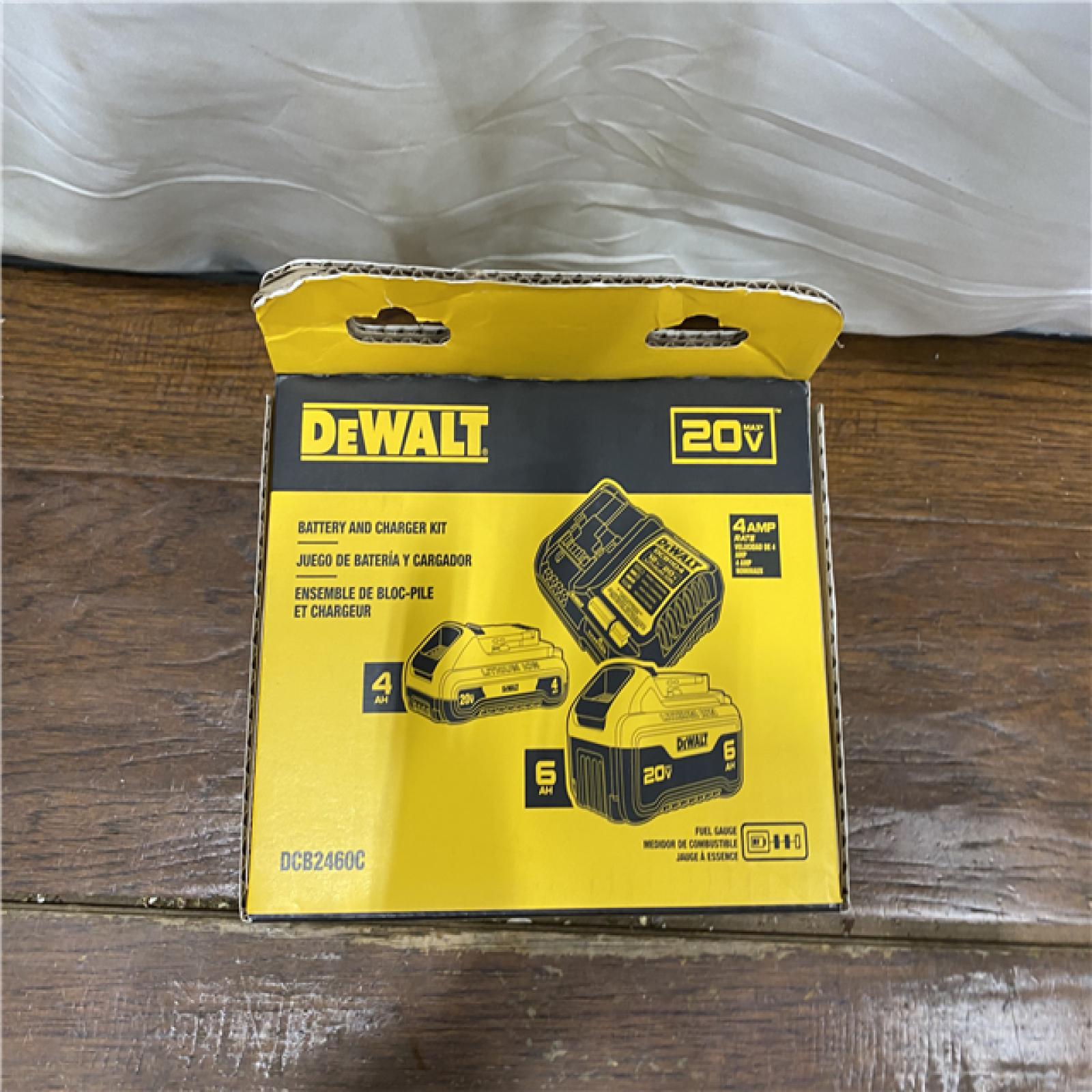 NEW DEWALT 20V MAX Lithium-Ion 6.0Ah and 4.0Ah Battery and Charger Starter Kit