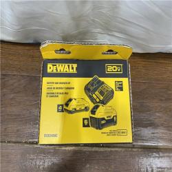 NEW DEWALT 20V MAX Lithium-Ion 6.0Ah and 4.0Ah Battery and Charger Starter Kit