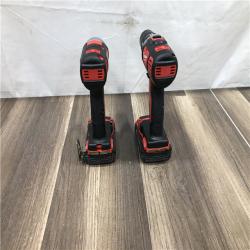 AS-IS Milwaukee M18 18V Lithium-Ion Cordless Drill Driver/Impact Driver Combo Kit