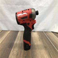 AS-IS Milwaukee FUEL SURGE 12V Lithium-Ion Brushless Cordless 1/4 in. Hex Impact Driver Compact Kit