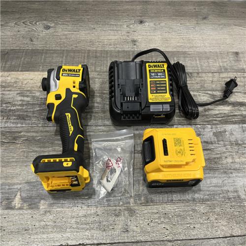 AS-IS DEWALT ATOMIC 20V MAX Lithium-Ion Cordless 1/4 in. Brushless Impact Driver Kit