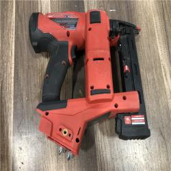 AS-IS Milwaukee FUEL 18-Volt Lithium-Ion Brushless Cordless 18-Gauge 1/4 in. Narrow Crown Stapler (Tool-Only)