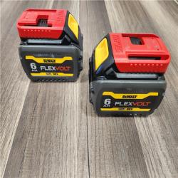 AS-IS  DEWALT FLEXVOLT 20V/60V MAX Lithium-Ion 6.0Ah Battery Pack (2 Pack)