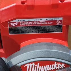 HOUSTON LOCATION - AS-IS M18 FUEL 18V 10 in. Lithium-Ion Brushless Cordless Dual Bevel Sliding Compound Miter Saw Kit with One 8.0 Ah Battery