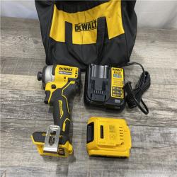 AS-IS DEWALT Atomic 20V Max Lithium-Ion Brushless Cordless Compact 1/4 in. Impact Driver Kit