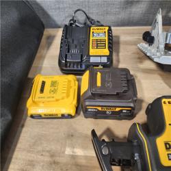 HOUSTON LOCATION - AS-IS (APPEARS LIKE NEW) DEWALT 20-Volt MAX Lithium-Ion Cordless 7-Tool Combo Kit with 2.0 Ah Battery, 5.0 Ah Battery and Charger