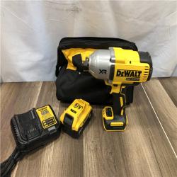 AS-IS  DEWALT 20V MAX Lithium-Ion Cordless 1/2 in. Impact Wrench Kit