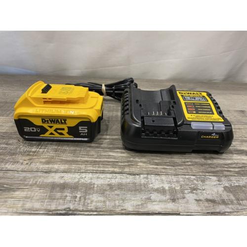 AS-IS DEWALT 20-Volt Maximum XR 5.0 Ah Battery Pack and Charger Kit