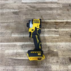 Houston Location AS-IS DEWALT ATOMIC 20V MAX Cordless Brushless Compact 1/4 in. Impact Driver (Tool Only)