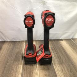AS-IS Milwaukee FUEL 18V Lithium-Ion Brushless Cordless Hammer Drill and Impact Driver Combo Kit