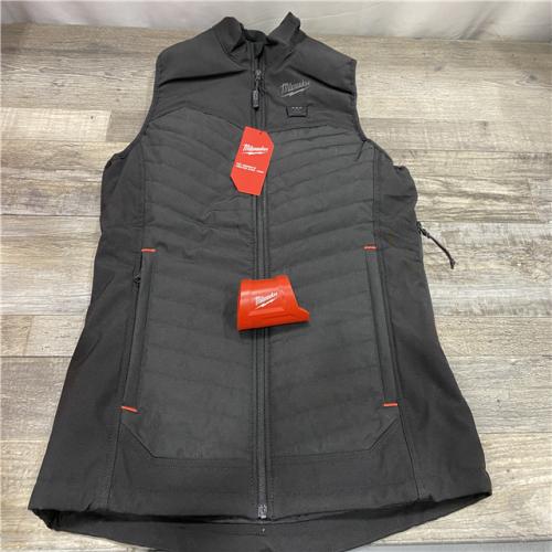 AS-IS Milwaukee Women's Medium 12V Lithium-Ion Cordless AXIS Black Heated Vest (Vest Only)