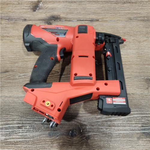AS-IS Milwaukee M18 FUEL Brushless Cordless 18-Gauge 1-1/2 X 1/4 Narrow Crown Stapler (Tool Only & Battery))