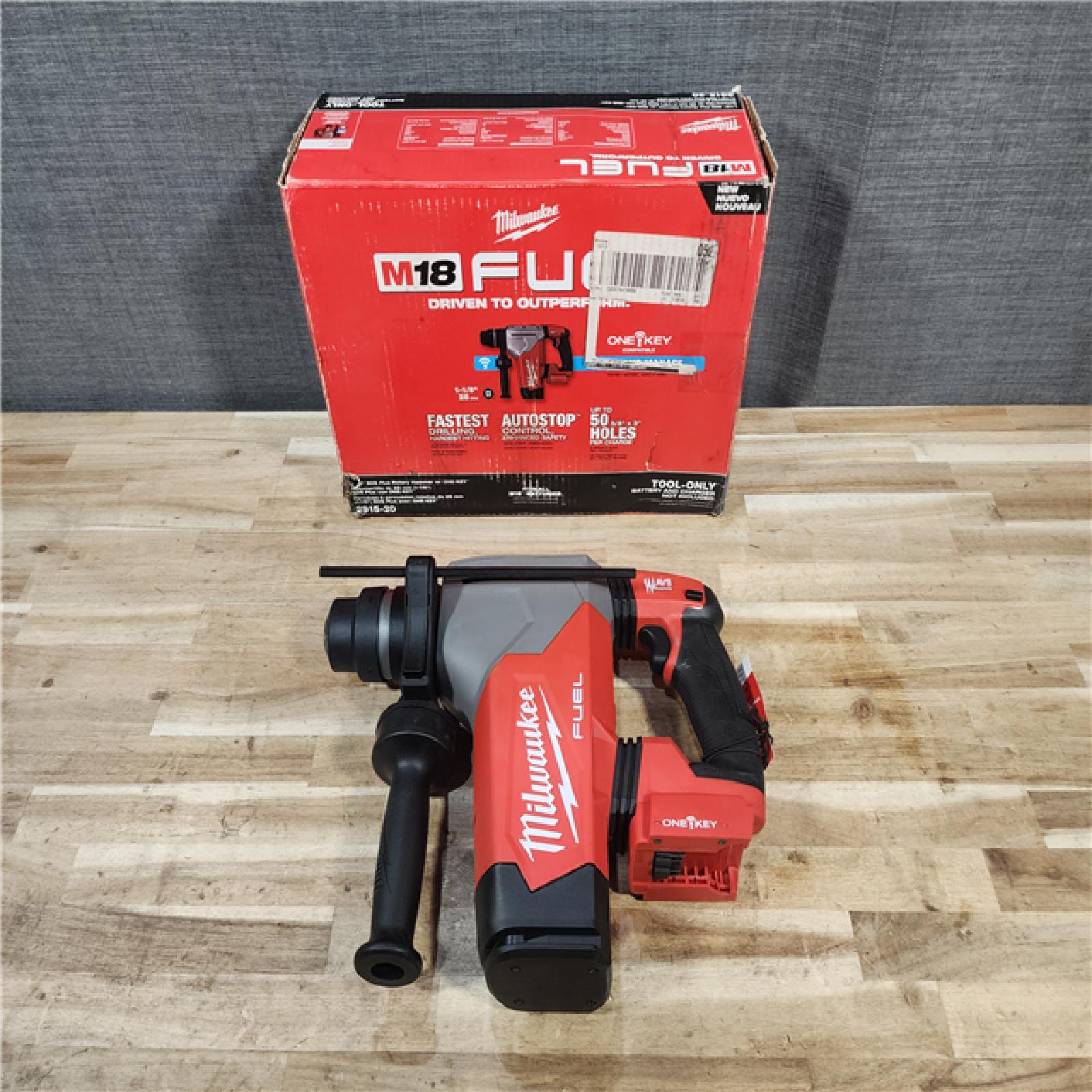 HOUSTON LOCATION - AS-IS Milwaukee FUEL 18V Lithium-Ion Brushless Cordless SDS-Plus 1-1/8 in. Rotary Hammer Drill (Tool-Only)