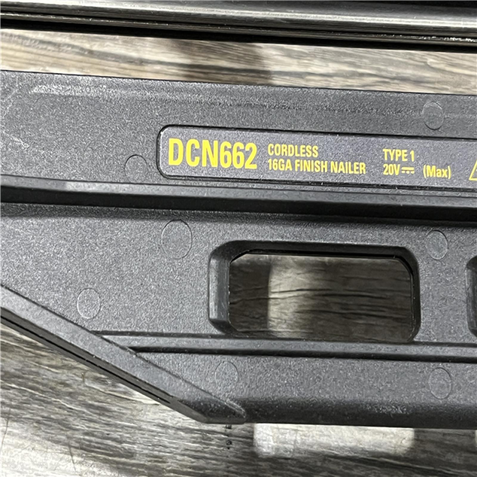 AS-IS DEWALT 20V MAX XR 16-Gauge Lithium-Ion Cordless Finish Nailer (Tool Only)