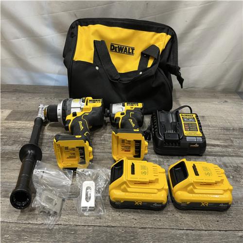 AS-IS DEWALT 20V XR Lithium-Ion Cordless Brushless 1/2 in. Drill/Driver Kit