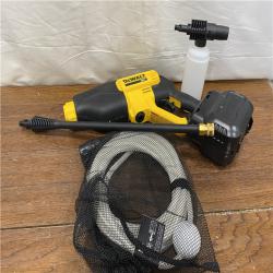 AS-IS Dewalt 20V 550 PSI  1 GPM Cordless Power Cleaner W/ 4 Nozzles Tool-Only DCPW550B
