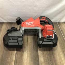 AS-IS Milwaukee FUEL 18V Lithium-Ion Brushless Cordless Deep Cut Band Saw (Tool-Only)