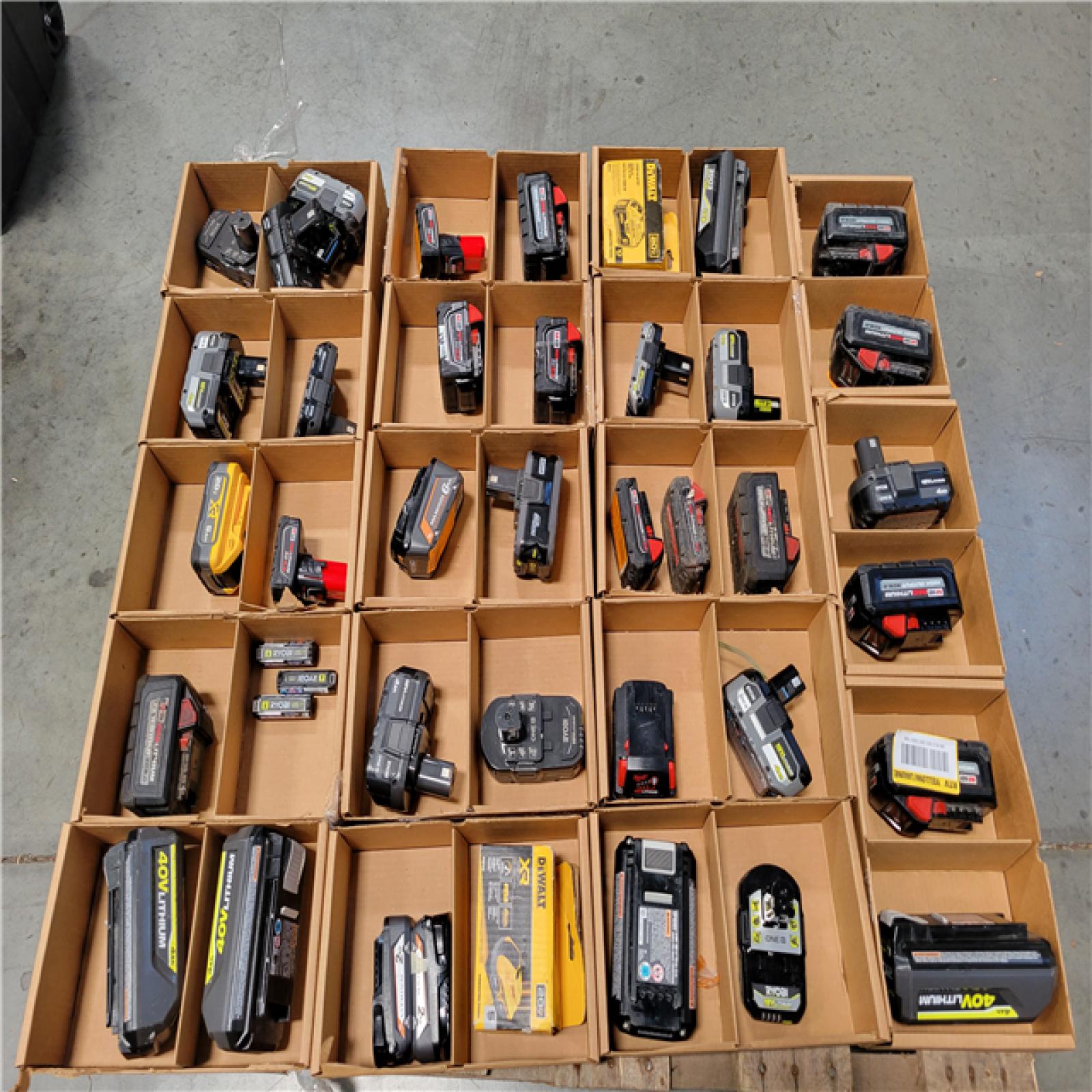 CALIFORNIA AS-IS BATTERY PALLET