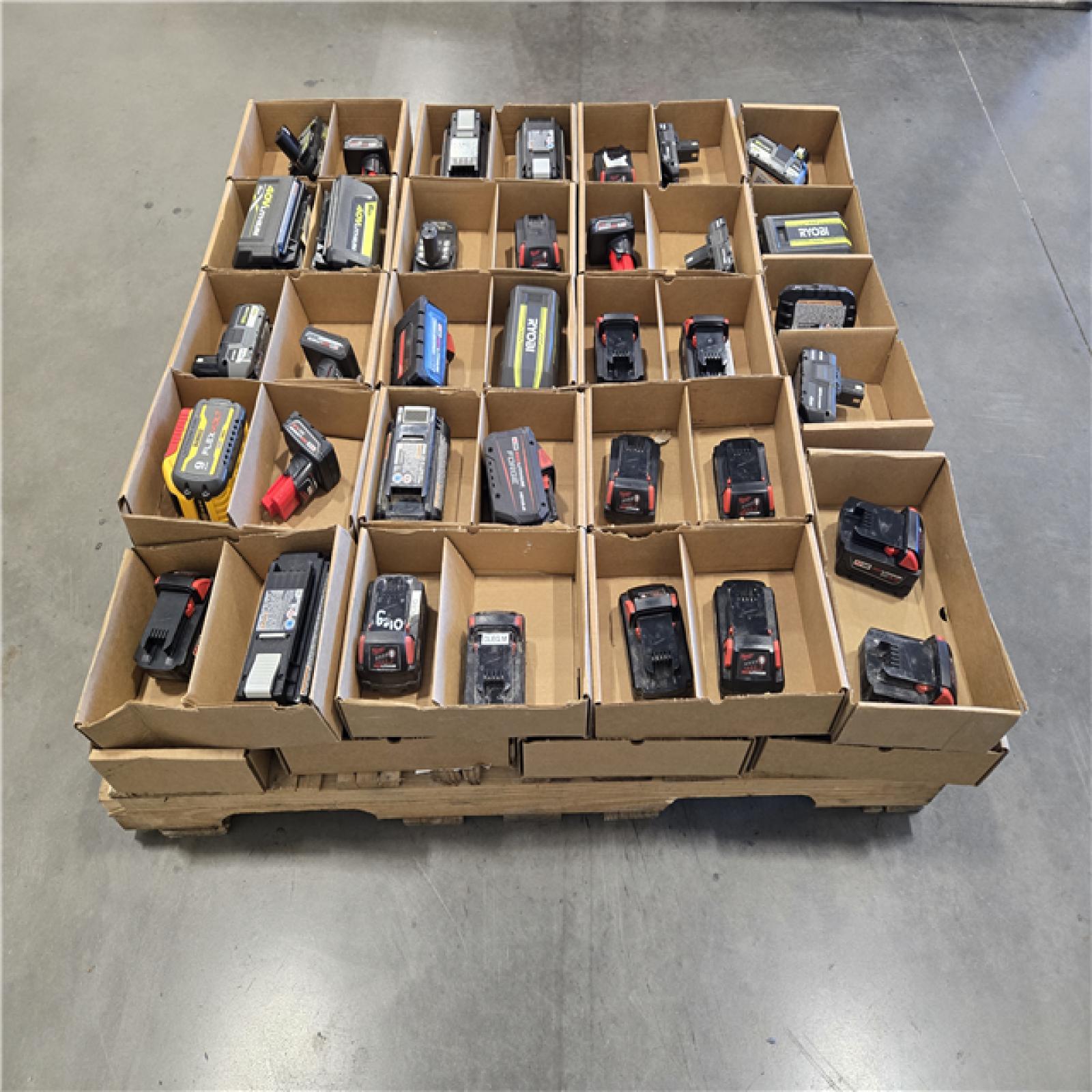 DALLAS LOCATION AS-IS- BATTERY PALLET