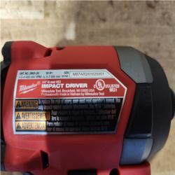 Houston Location AS-IS Milwaukee FUEL 18V Lithium-Ion Brushless Cordless 1/4 in. Hex Impact Driver (Tool-Only)