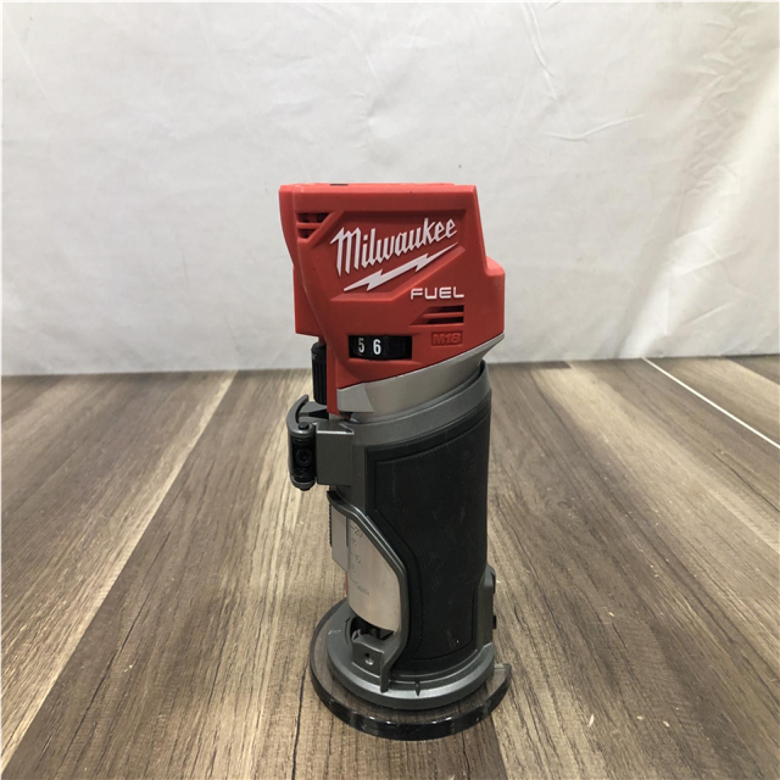 AS-IS Milwaukee FUEL 18V Lithium-Ion Brushless Cordless Compact Router (Tool-Only)