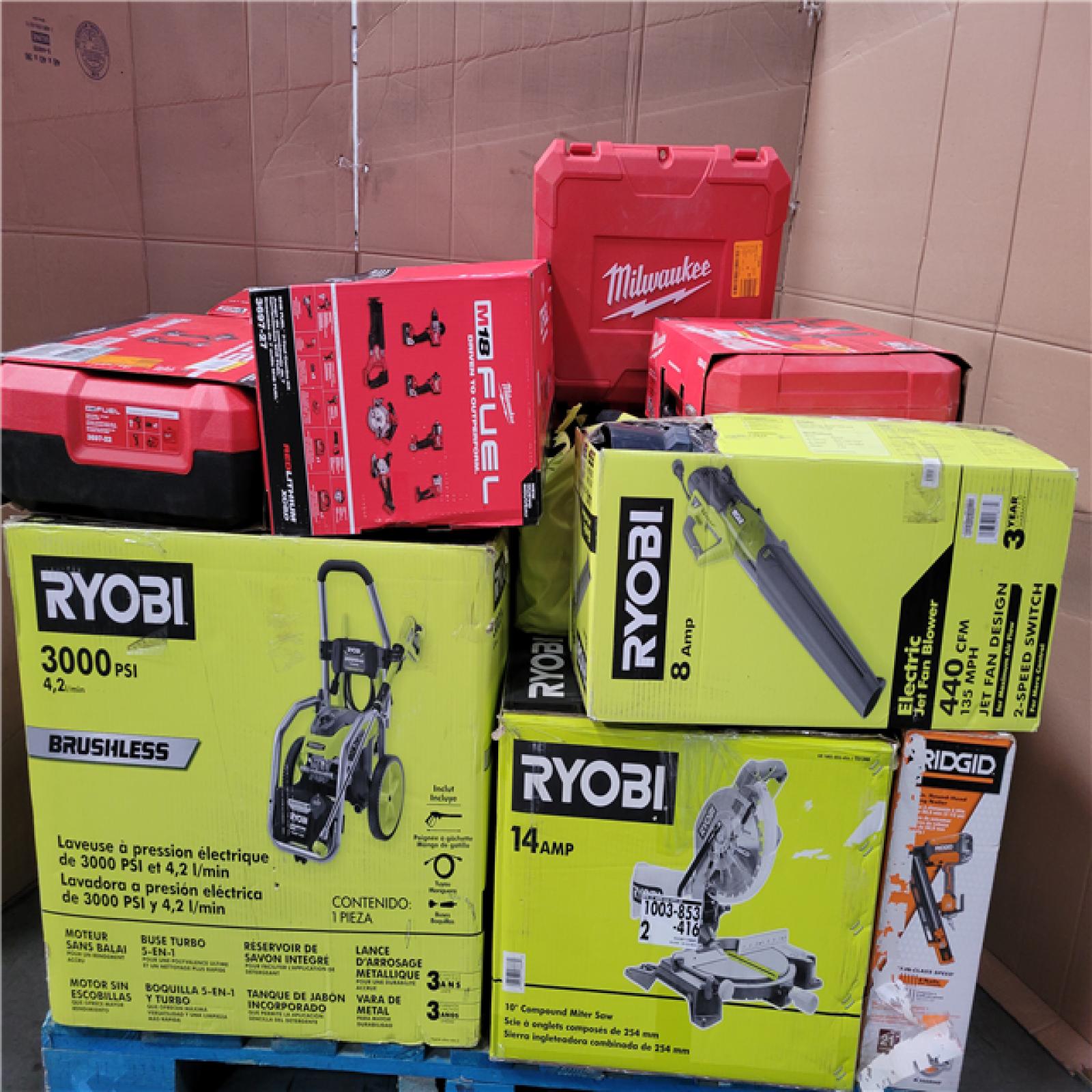 CALIFORNIA AS-IS TOOL PALLET