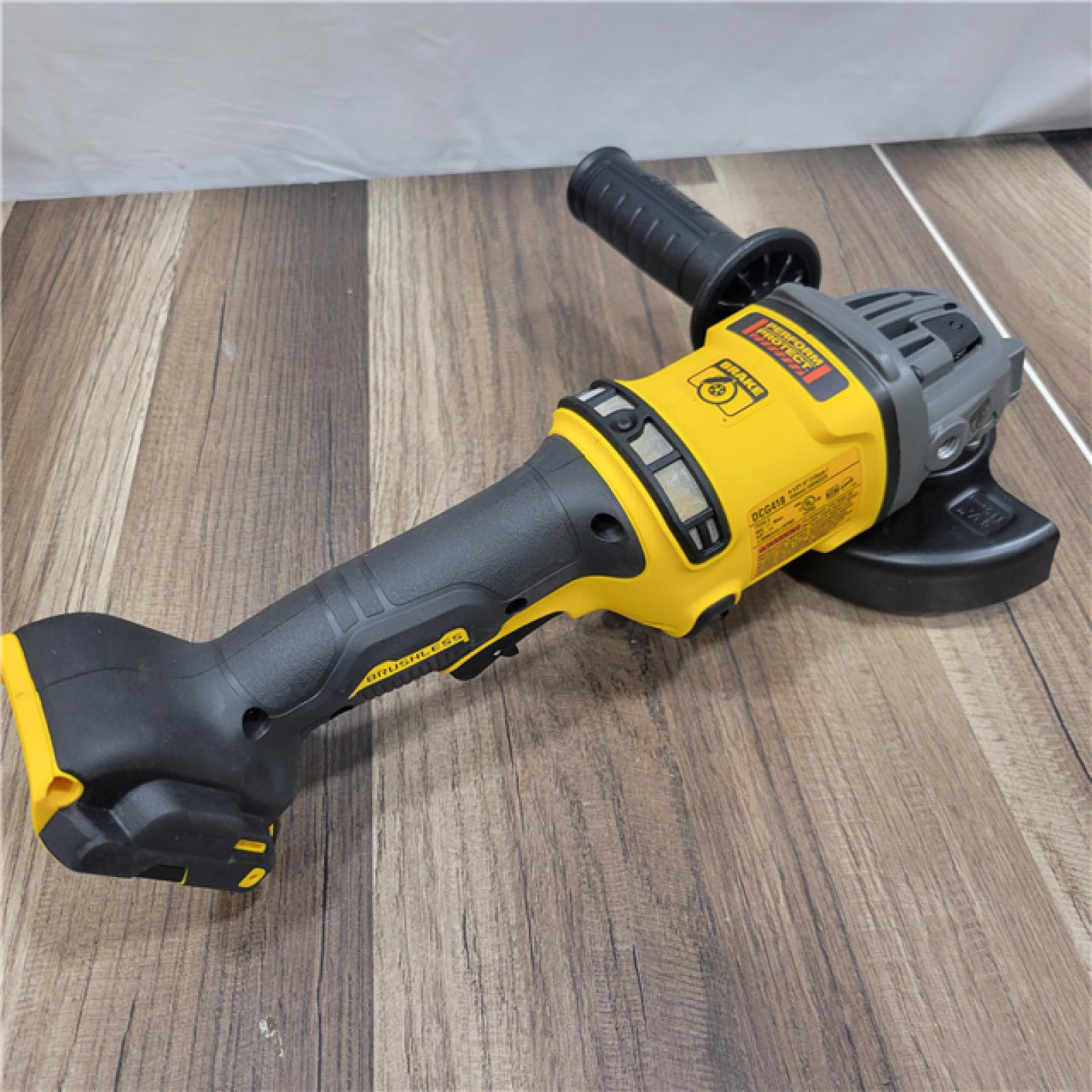 AS-IS DEWALT 60V MAX Cordless Brushless 4.5 in. to 6 in. Small Angle Grinder with Kickback Brake (Tool Only)
