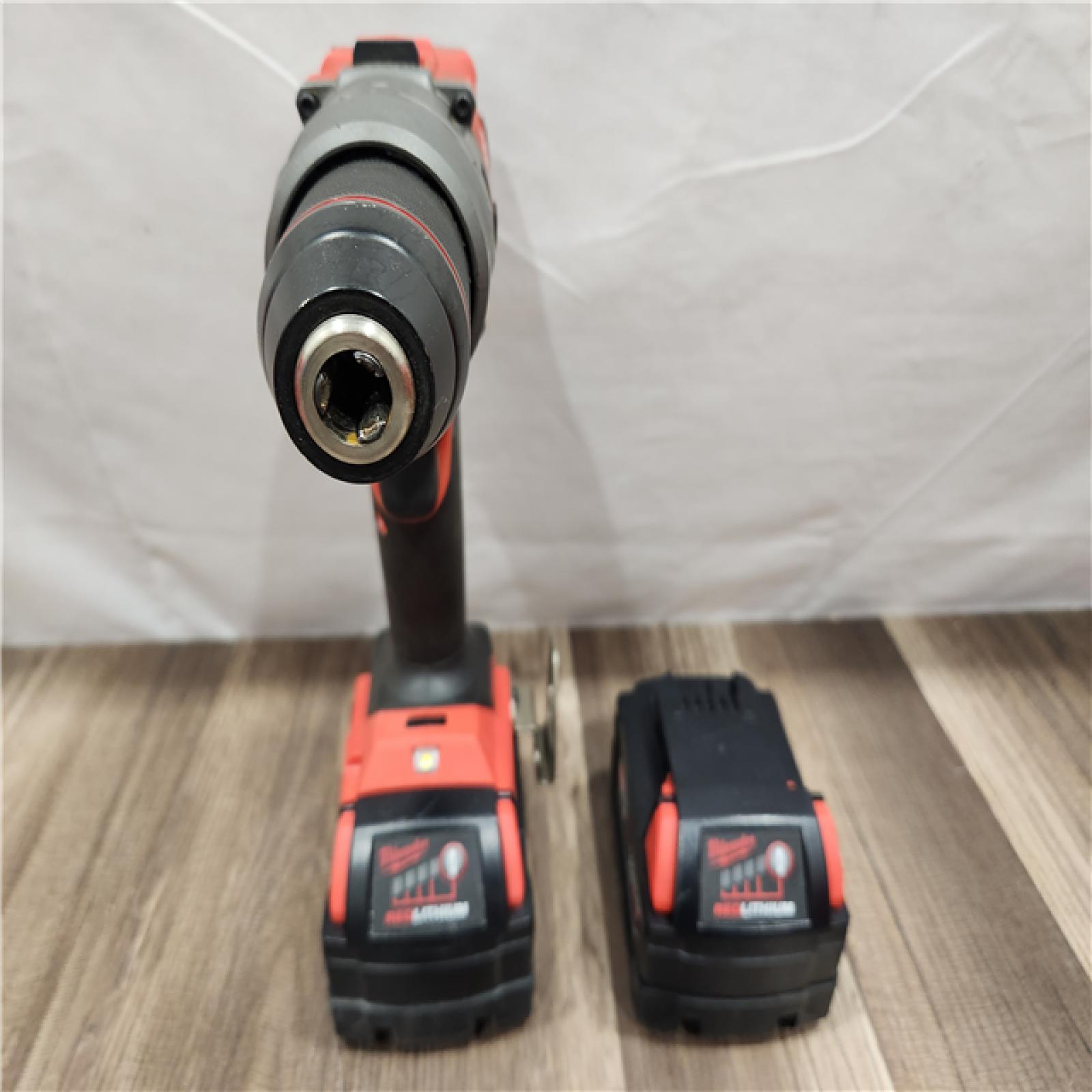 AS-IS- Milwaukee Hammer Drill Driver Kit with Batteries and Charger