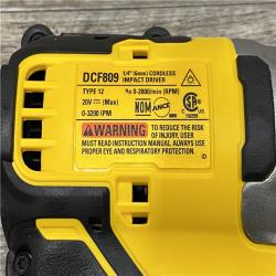AS-IS DEWALT Atomic 20V Max Lithium-Ion Brushless Cordless Compact 1/4 in. Impact Driver Kit