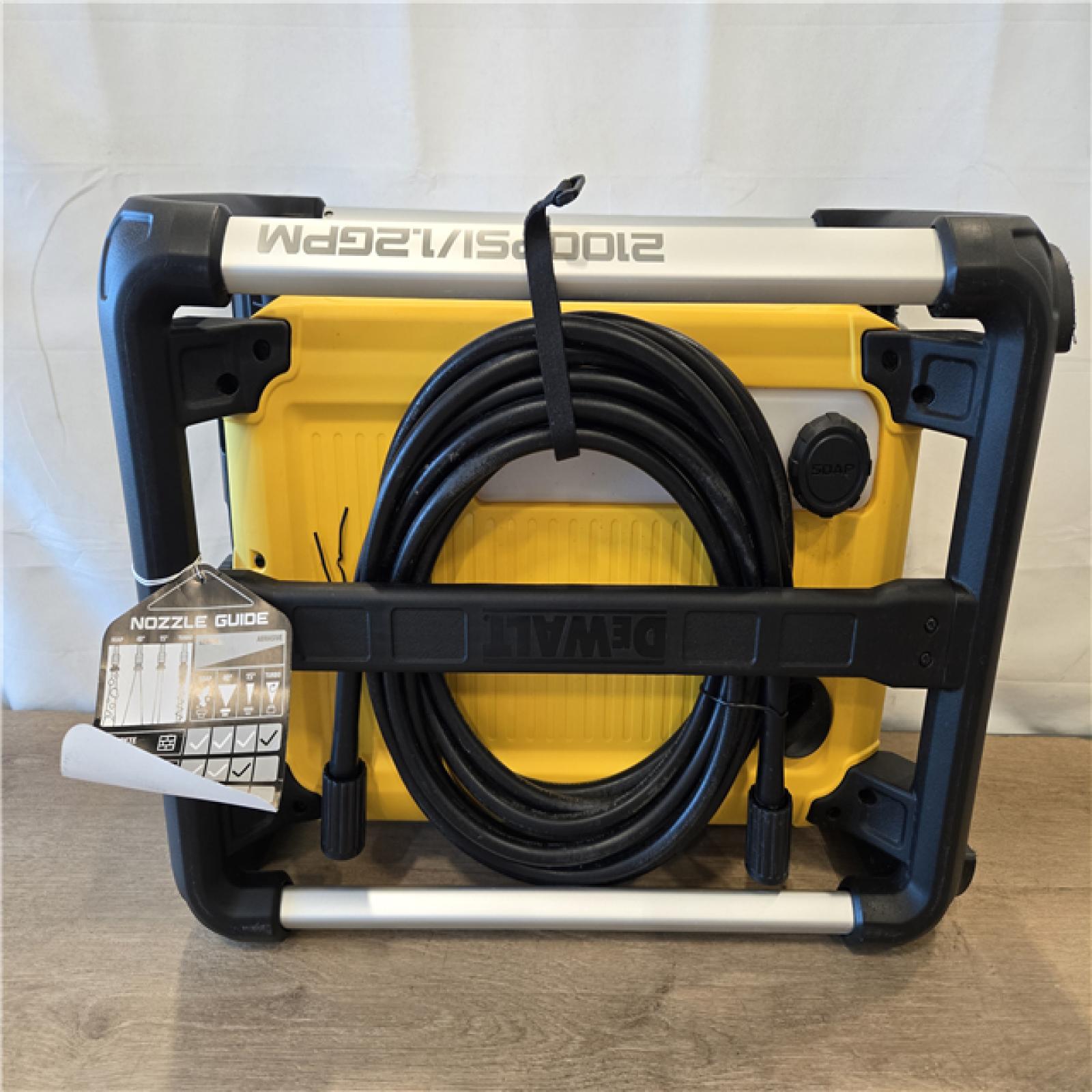 AS-IS DEWALT Electric Pressure Washer 2100 PSI Jobsite Power Washer DWPW2100