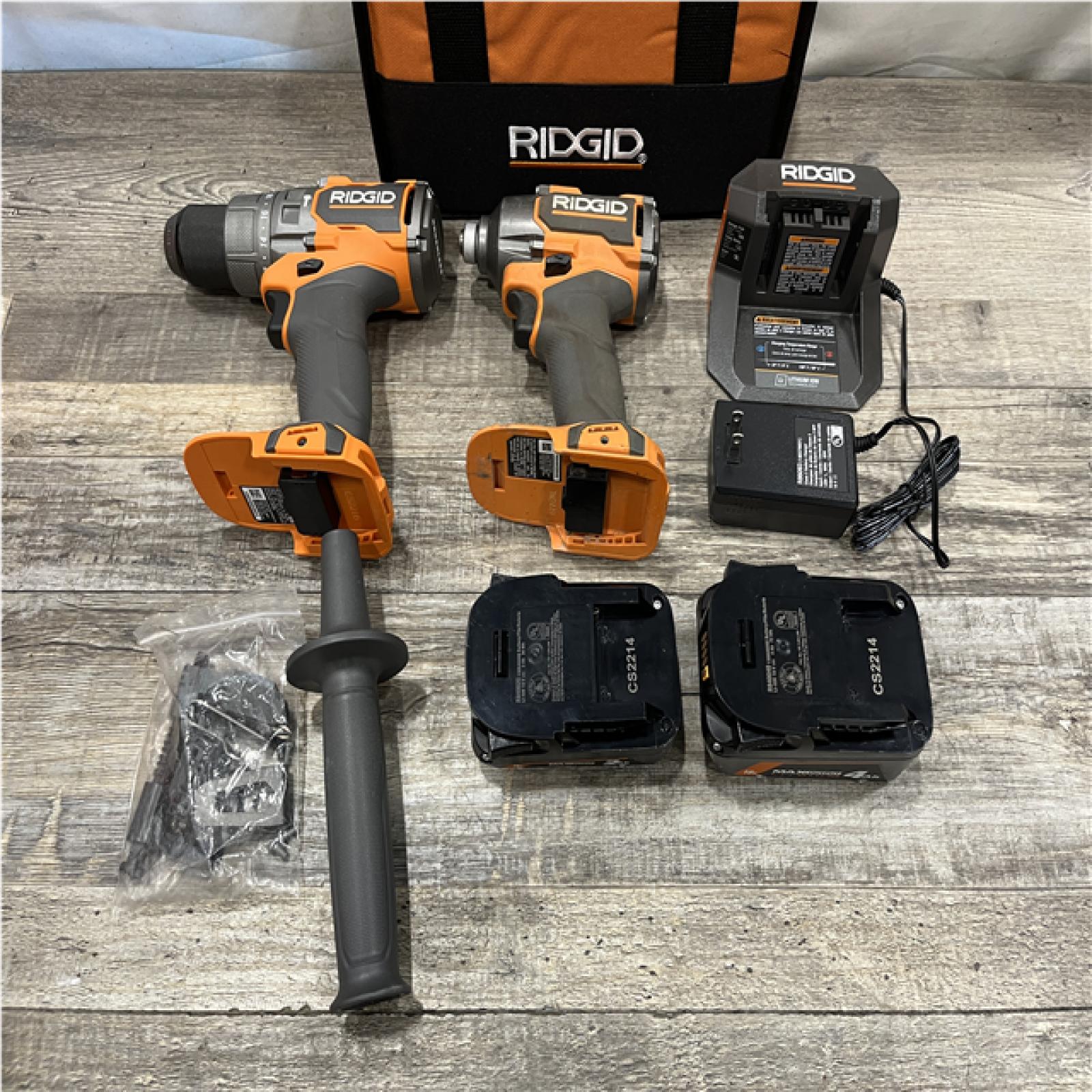 AS-IS RIDGID 18V Brushless Cordless 2-Tool Combo Kit