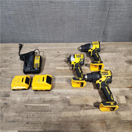 HOUSTON LOCATION - AS-IS DEWALT 3 TOOL COMBO KIT W/ (2) BATTERY & CHARGER