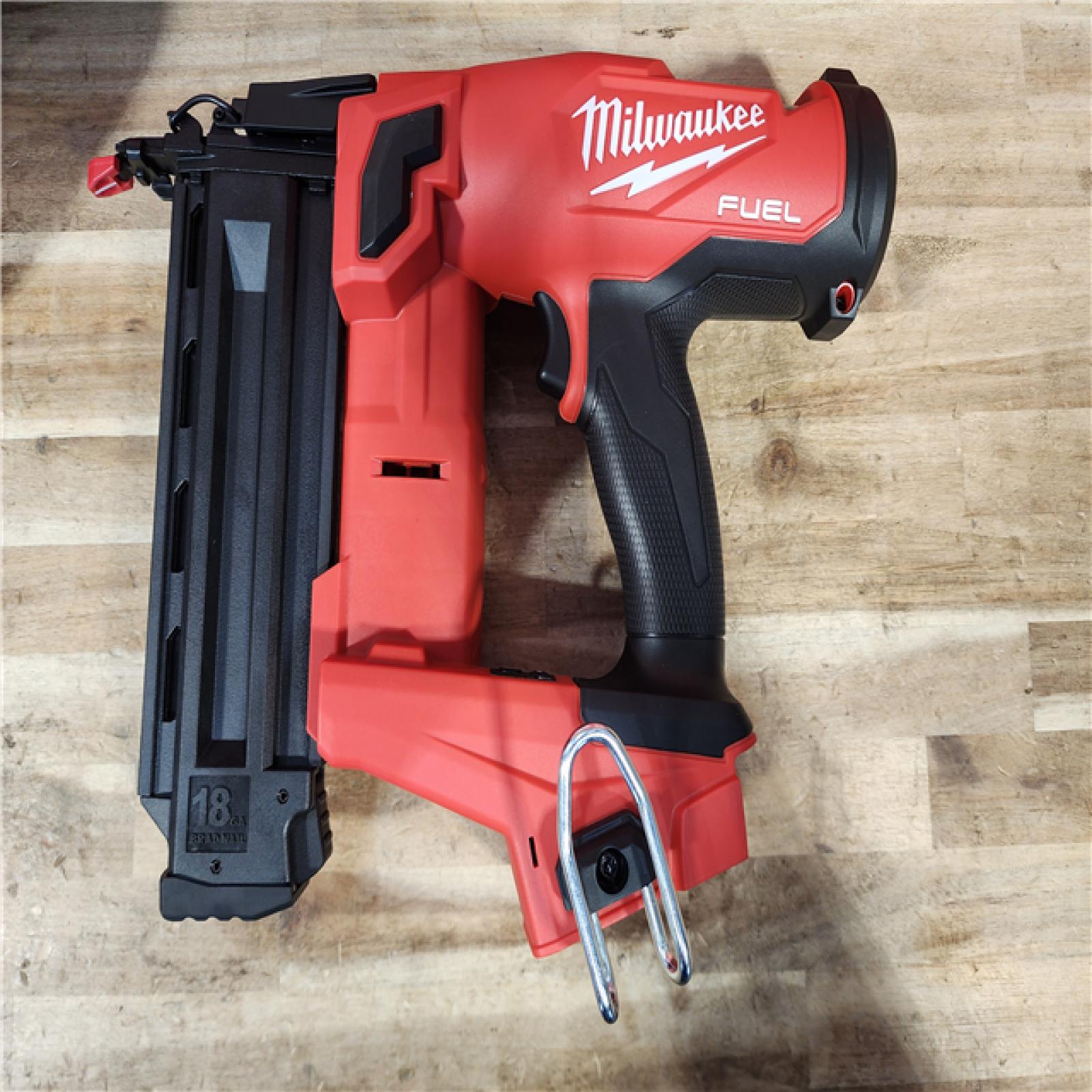 HOUSTON LOCATION - AS-IS (APPEARS LIKE NEW) M18 FUEL GEN II 18-Volt 18-Gauge Lithium-Ion Brushless Cordless Brad Nailer Kit with One 2.0 Ah Battery  Charger and Bag