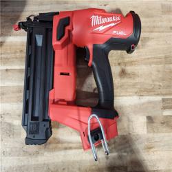 HOUSTON LOCATION - AS-IS (APPEARS LIKE NEW) M18 FUEL GEN II 18-Volt 18-Gauge Lithium-Ion Brushless Cordless Brad Nailer Kit with One 2.0 Ah Battery  Charger and Bag