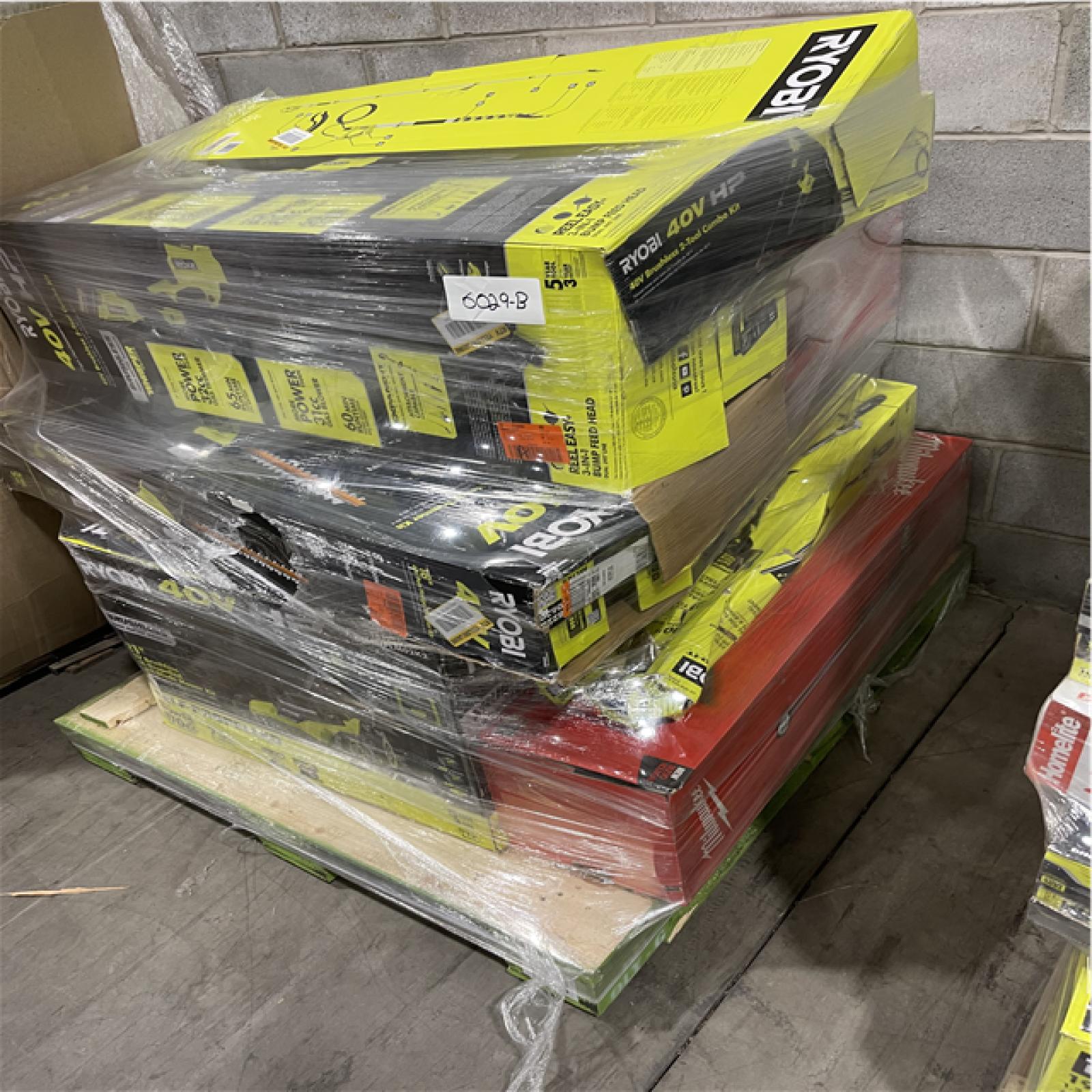 Pittston Location As-Is Power Tools Partial Truckload (11 Pallets) 6029-B