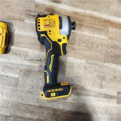 HOUSTON LOCATION - AS - IS DEWALT Atomic 20V Max Lithium-Ion Brushless Cordless Compact 1/4 in. Impact Driver Kit